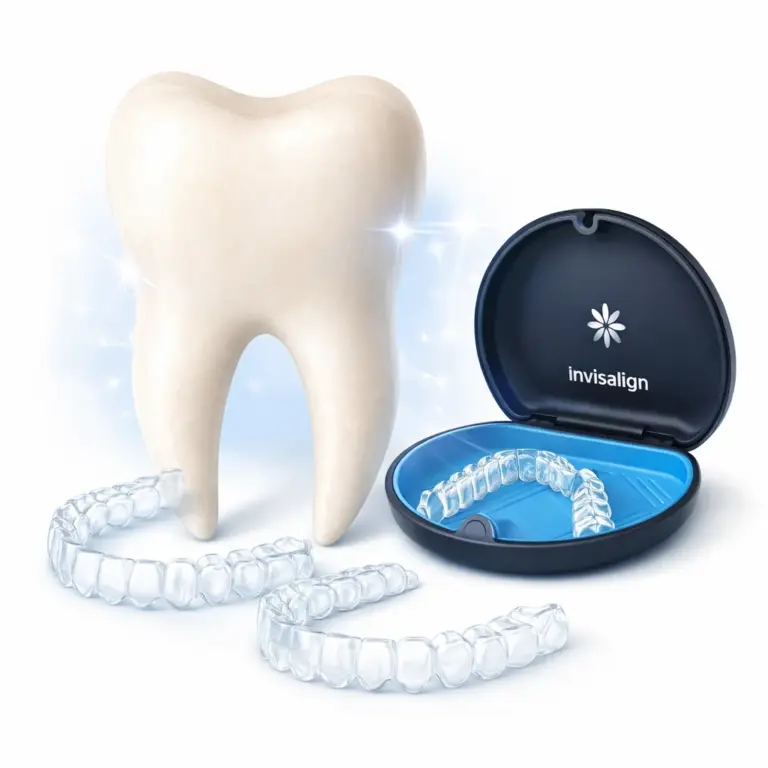 Invisalign Aligner transparente Zahnschienen zur unsichtbaren Zahnkorrektur